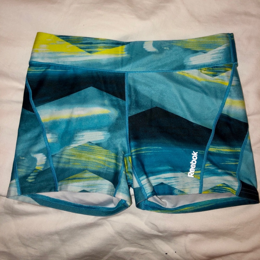 Reebok Multicolored compression shorts/ Spandex